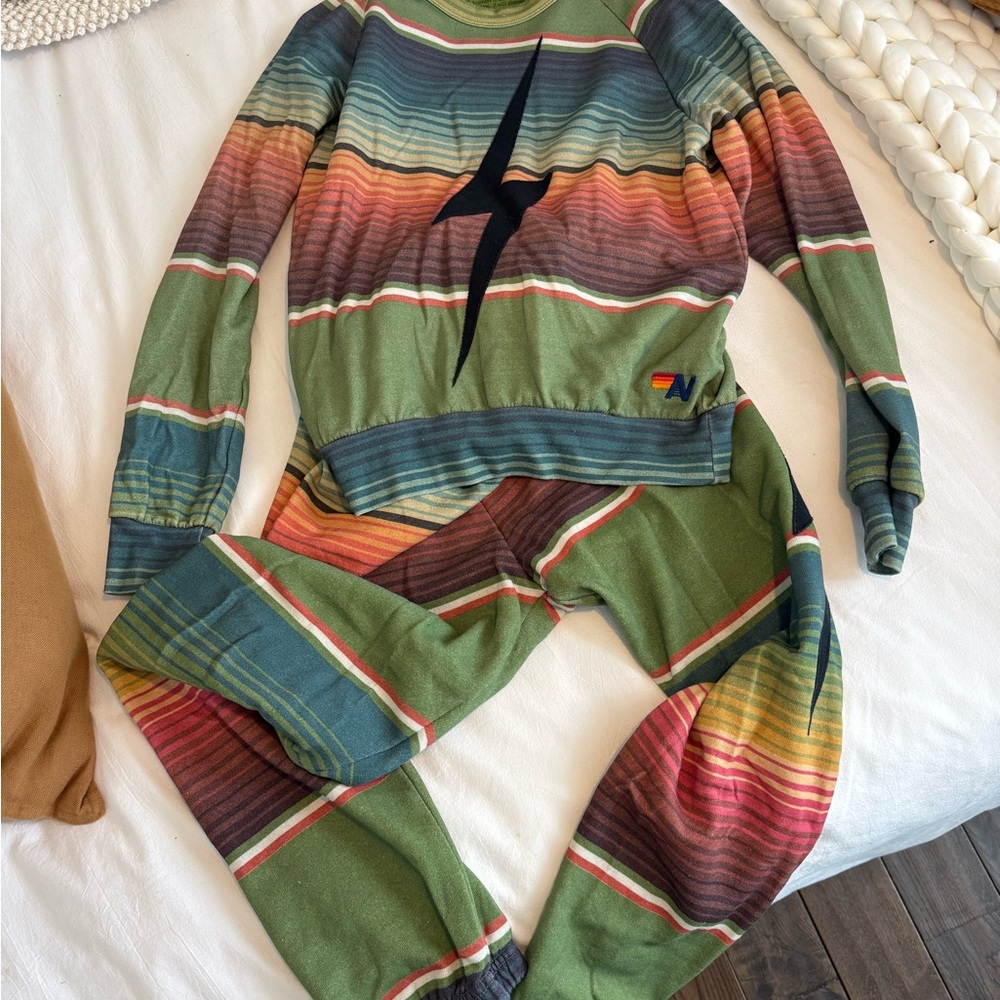 Aviator Nation Boot Striped Lounge SET